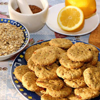 Receta de galletas de avena